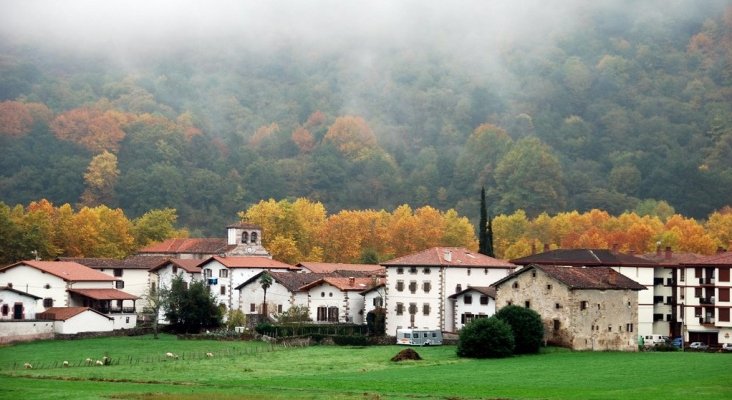 Paisaje rural en Navarra