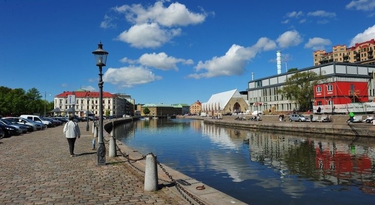 Ciudad de Gotemburgo en Suecia