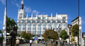 Meliá perderá 17 hoteles que pueden acabar en manos de un fondo de Emiratos | Foto: Hotel ME Madrid Reina Victoria. Zarateman, CC BY-SA 3.0