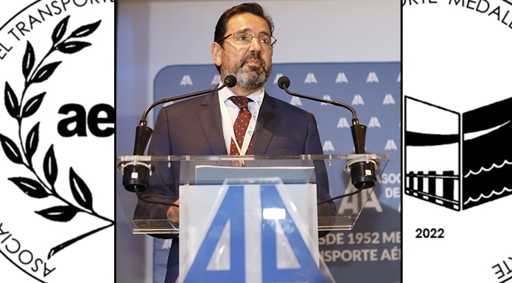 Javier Gándara, presidente de ALA, Medalla al Mérito en el Transporte