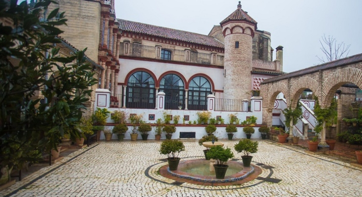 Se vende por 5 millones de euros el Hotel Palacio de San Benito en Cazalla de la Sierra (Sevilla). Foto: El Palacio de San Benito