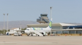 Avión de Transavia en el Aeropuerto de Almería Foto Aena