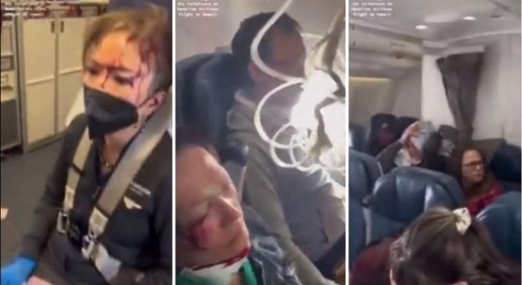 Al menos 36 heridos por “turbulencias severas” a bordo de un Airbus 330 | Foto: Capturas de un vídeo de @havasosyalmedya