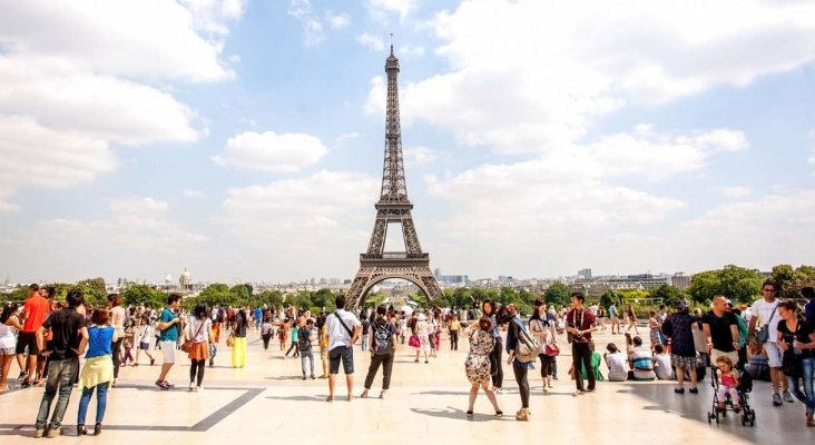 Turistas en Paris