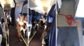 Pánico en un avión de Aeroméxico alcanzado por disparos tras la detención del hijo de El Chapo