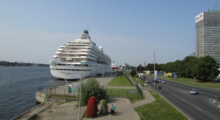 Crucero en Riga (Letonia)