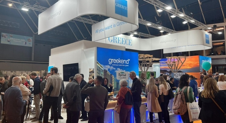 Estand de Grecia en Vakantiebeurs 2023 Foto Huseyin Baraner