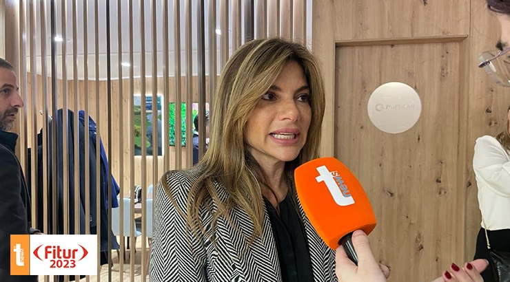 Paola Rainieri, Chief Marketing Officer del Grupo Puntacana en la entrevista con Amor Alonso, directora de Tourinews