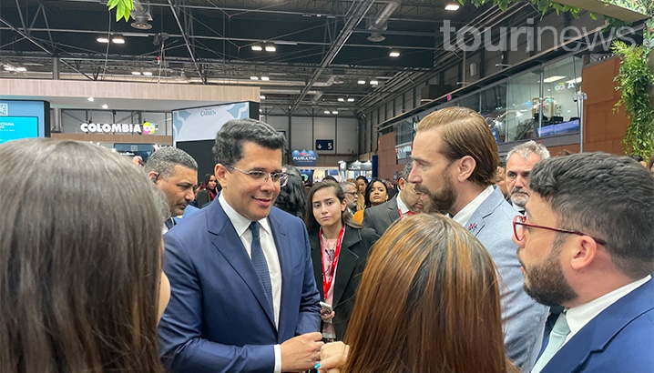 David Collado, ministro de Turismo de República Dominicana en FITUR 2023 | Foto: Tourinews©