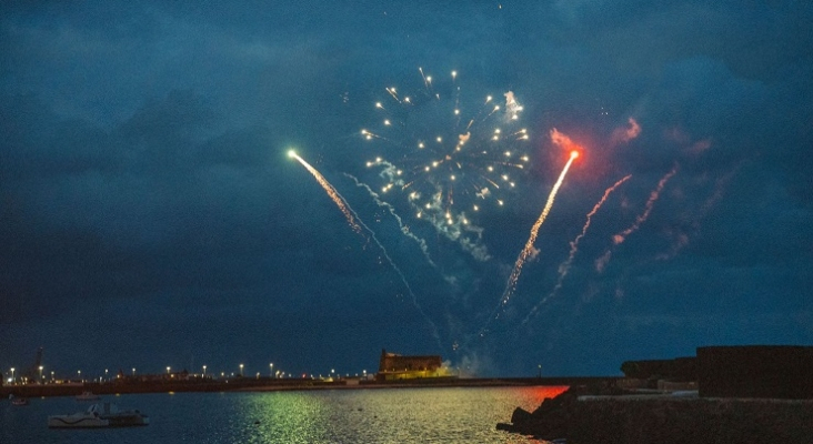 Celebración de la inauguración del Islote de la Fermina