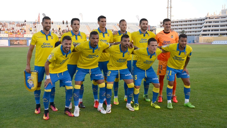 Plantilla de la UD Las Palmas en el Torneo Internacional de Fútbol de Maspalomas. Foto cedida