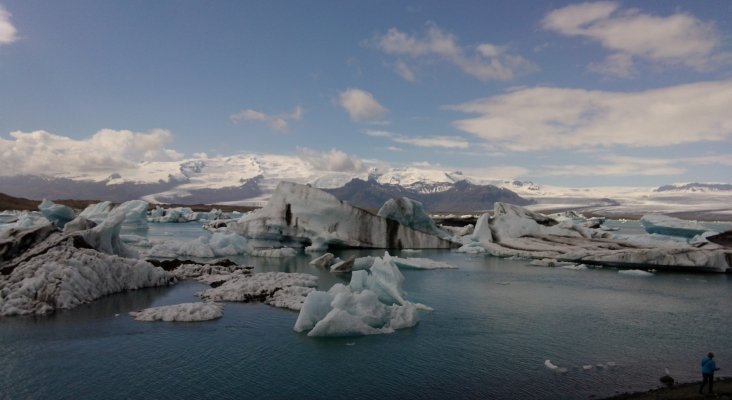 Jökulsárlon, lago del glaciar Vatnajökull