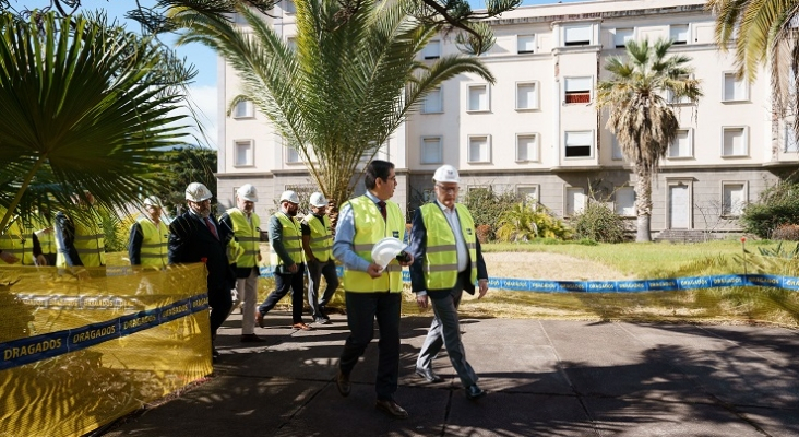 Visita a la obra del Gran Hotel Taoro.Foto Ramón de la Rocha