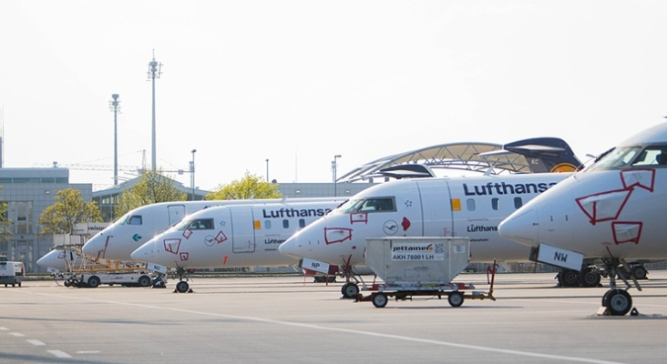 Aviones de Lufthansa