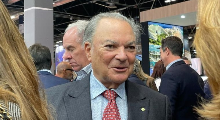 Frank Rainieri, fundador del Grupo Puntacana, en su paso por FITUR 2023 | Foto: Tourinews®