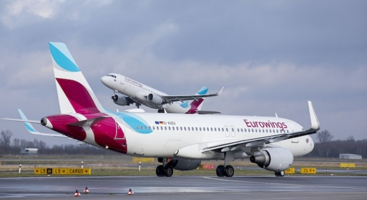 A320 de Eurowings. Foto: Aeropuerto de Paderborn/Lippstadt