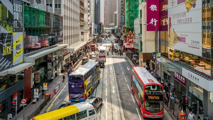 Instantánea de una calle de Hong Kong (China) | Foto: PIxabay