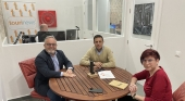 Ignacio Moll (Tourinews), Óscar Ramos (HI Partners) y Amor Alonso (Tourinews)