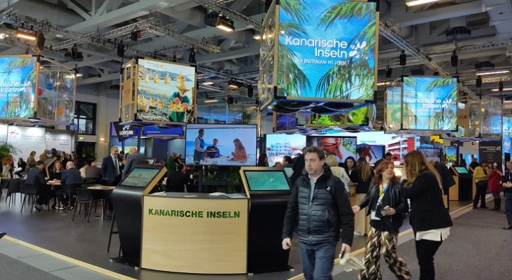 Estand de Islas Canarias en ITB 2023 Foto cedida