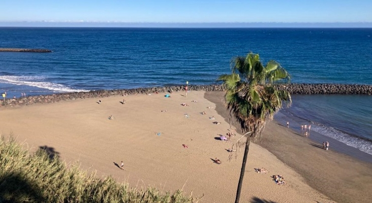 Rompeolas en Playa del Inglés Foto Tom Smulders