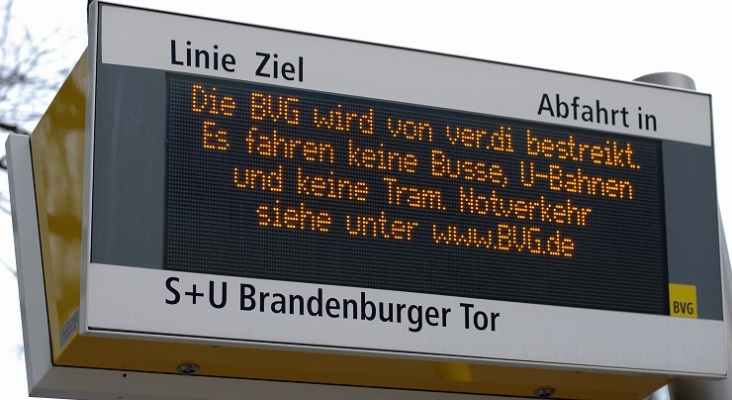 El lunes se paraliza Alemania por una “huelga de advertencia sin precedentes”. Foto Steffen Zahn (CC BY 2.0)