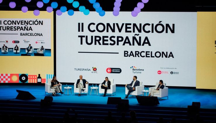Uno de los debates desarrollados durante la II Convención de Turespaña, celebrada en Barcelona en 2022 | Foto: ITE