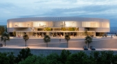 Infografía del futuro diseño que tendrá el complejo hotelero de la plaza de toros de Albufeira (Portugal) | Foto: vía NiT