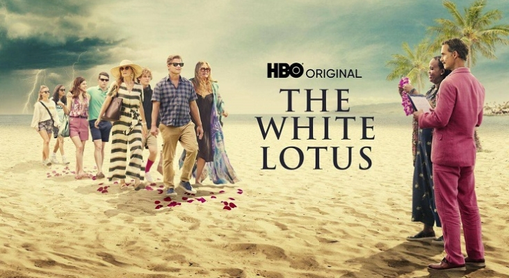 Cartel promocional de la primera temporada de The White Lotus. Foto HBO
