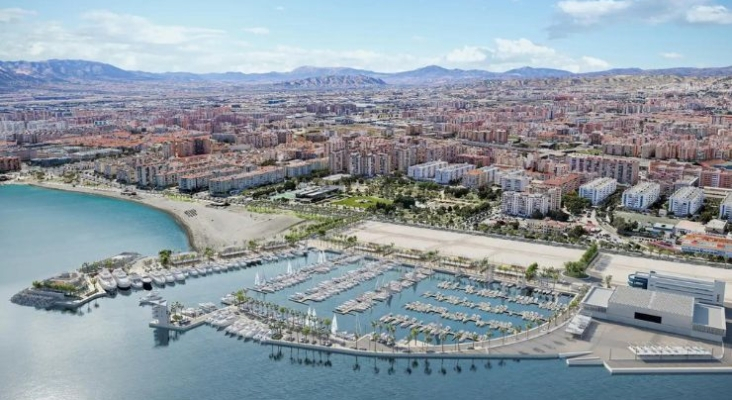 Infografía del futuro puerto deportivo de lujo en Málaga | Foto: Al Alfia