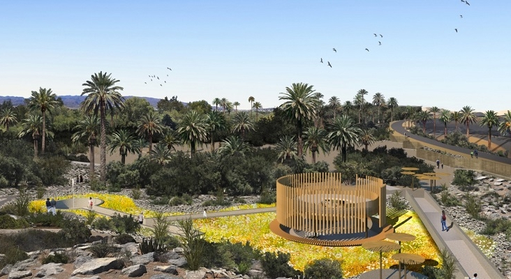 Más cemento en Maspalomas (Gran Canaria) la propuesta para reformar el Palmeral del Oasis no convence a todos