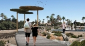 Render del proyecto de intervención para el Palmeral del Oasis de Maspalomas (Gran Canaria)