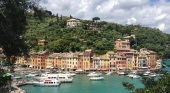 Vista de la pequeña localidad pesquera de Portofino (Italia), en la zona conocida como 'Riviera italiana' | Foto: Wikimedia Commons (CC BY 2.0) 