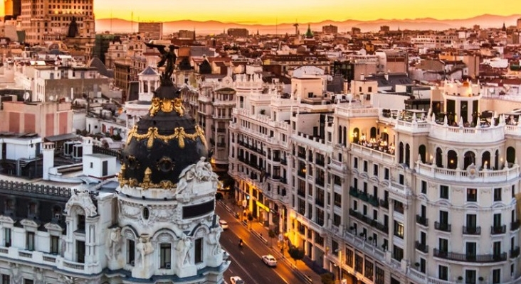 Vista de la ciudad de Madrid