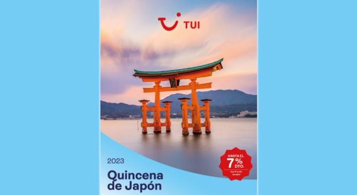 TUI España quiere impulsar Japón con descuentos de hasta el 7% en toda su programación