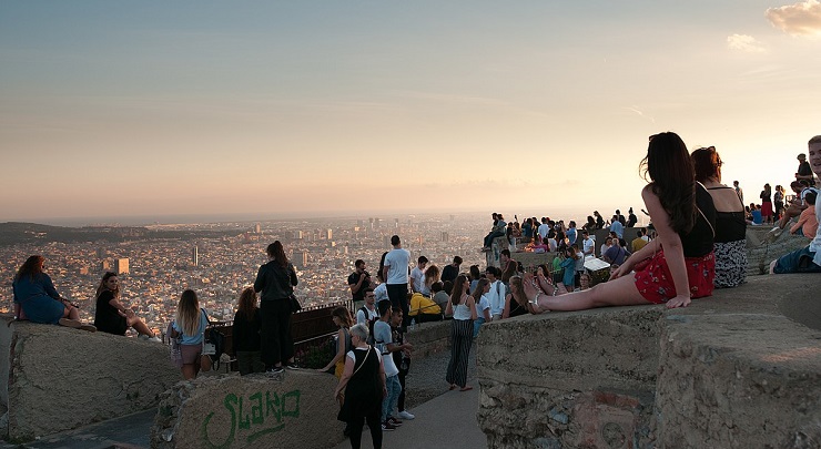 Vistas de Barcelona desde los Búnkeres del Carmel Foto Barcelonatips (CC BY SA 4.0)