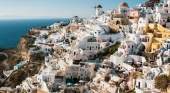 Vista de Santorini, uno de los principales destinos de los turistas en Grecia