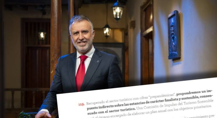 El presidente de Canarias se presenta a la relección con la 'tasa turística' en sus propuestas