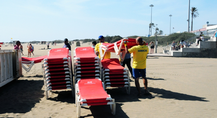 Entra en vigor la prohibición de trabajar al aire libre con alerta meteorológica naranja | Foto: Ayuntamiento de San Bartolomé de Tirajana