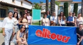 Grupo de agentes de viajes deplazados por Alltours a Jerez (Cádiz)