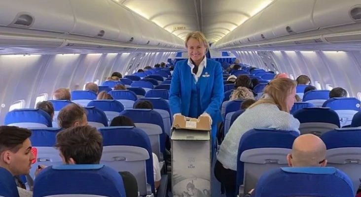 Marjan Rintel, presidenta y CEO de la aerolínea neerlandesa KLM  Foto David Elliot