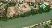 Vista aérea del complejo industrial de la antigua Fábrica de Tabacos de Altadis | Foto: vía Sevilla Actualidad