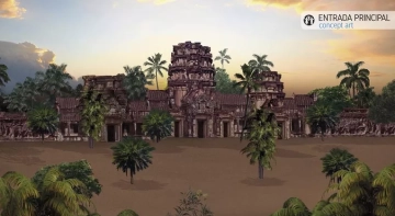 Infografía de la entrada principal del Siam Park Gran Canaria | Fuente: Grupo Loro Parque