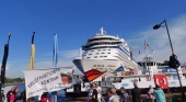 Un grupo de ambientalistas consigue bloquear la salida de un crucero de Aida | Foto: Fridays for Future Rostock