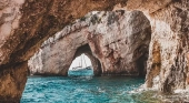 Gruta Azul en la isla de Zacinto (Grecia) | Foto: Olimar Reisen