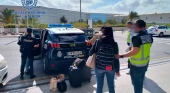 Imagen de intervención policial en el Aeropuerto de Palma, Mallorca