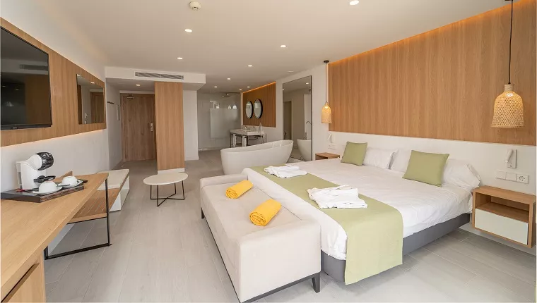 Interior de una habitación del Hotel Ibersol Siurell | Foto: Grupo Ibersol Interior de una habitación del Hotel Ibersol Siurell | Foto: Grupo Ibersol