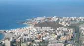 Vista aérea del núcleo turístico de Playa de las Américas, en el sur de Tenerife | Foto: vía Wikimedia Commons