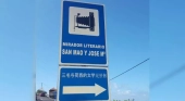 Canarias cuenta con la primera señal de tráfico traducida al chino de España