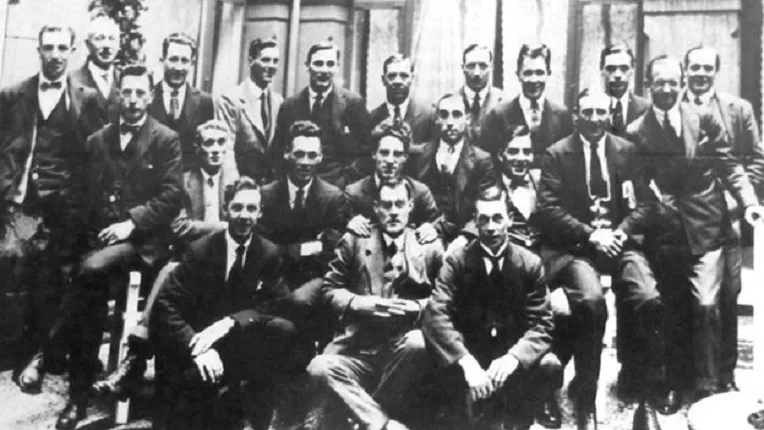 Comitiva del equipo escocés Raith Rovers FC que viajó a Gran Canaria desde Londres (Reino Unido) en 1923 | Foto: Raith Rovers FC