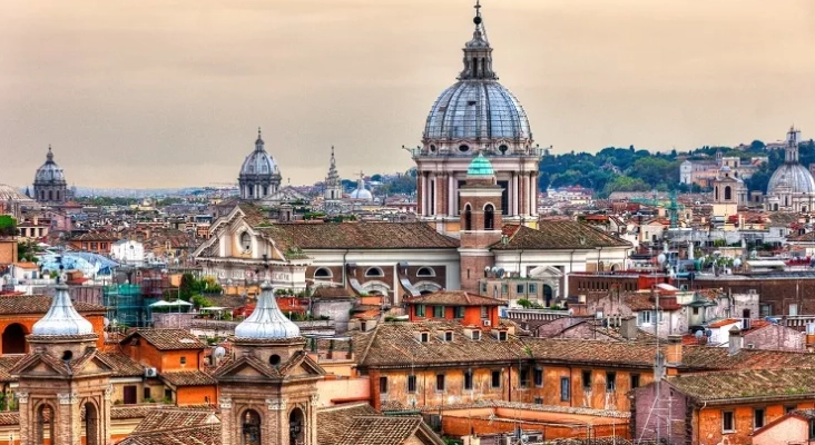 Vista de la ciudad de Roma